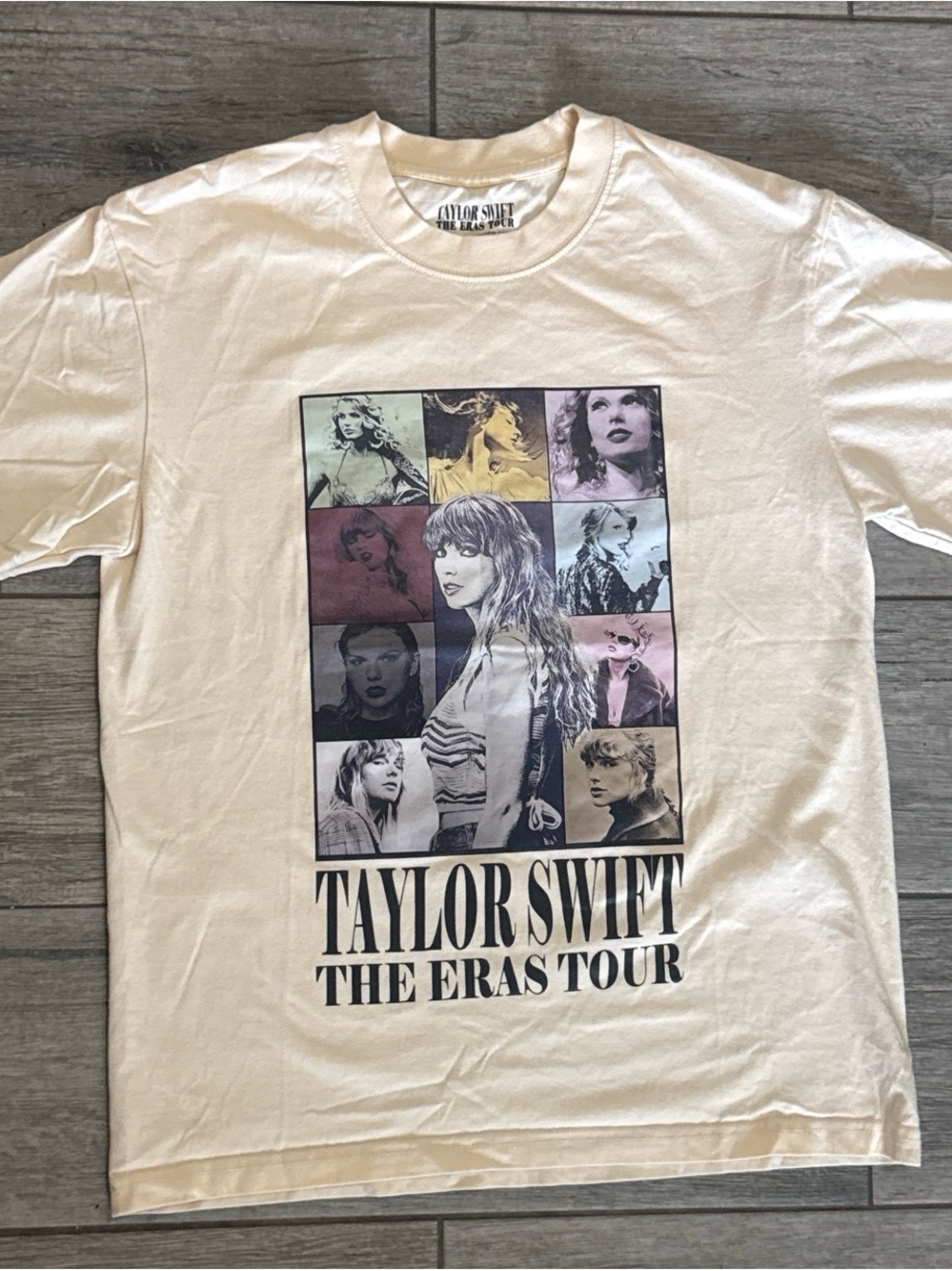 Taylor Swift White Multi-Image Graphic Tee
